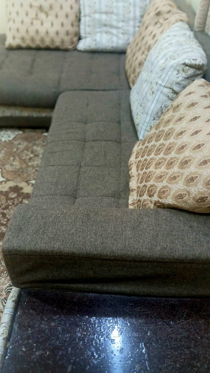 L shape sofa set 2