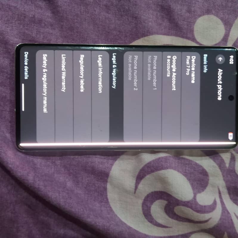 Google pixel 7 PRO 3