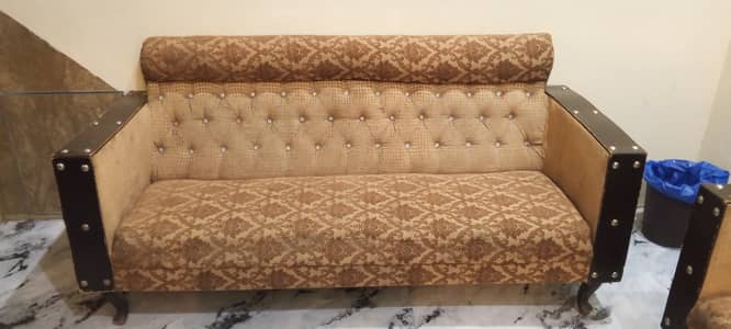 5 seater wooden Sofa set