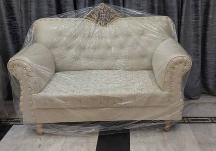 Sofa Set 7 seater solid wood structure new condition never used