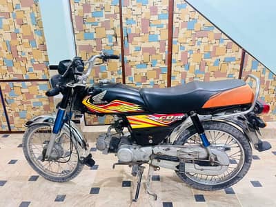 Honda CD 70.2020 Model Black Color  Hyderabad Registered