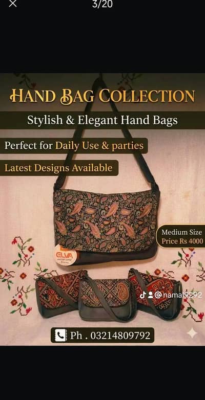 IRANI IMPORTED LADIES WELVET BAGS