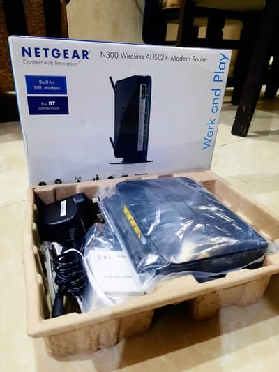 Netgear N300 Wireless ADSL2+ Modem/Router. . .