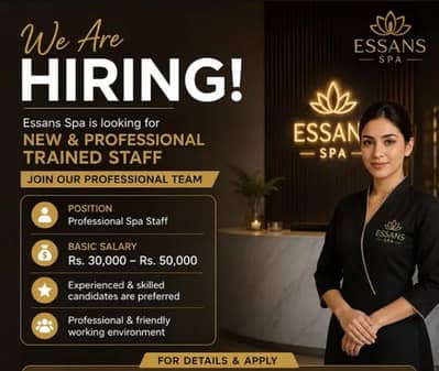 required Female's for Spa service