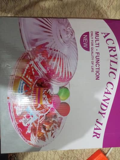 acrylic candy jar