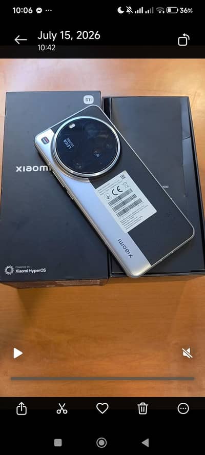 Xiaomi 15 ultra 16/512 official pta complete box in warranty