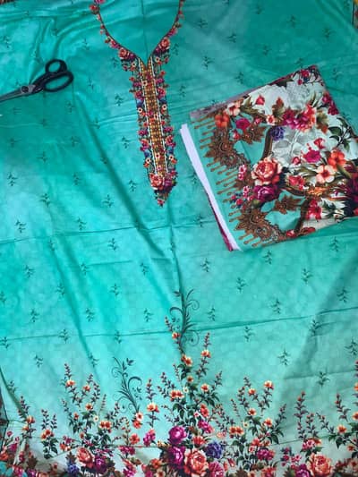 Beautiful Swiss Lawn Dress | New | Rs. 1,350 