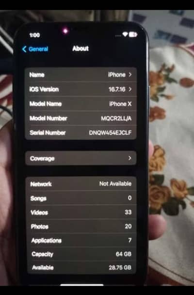 iPhone X 64GB — 10/10 Condition