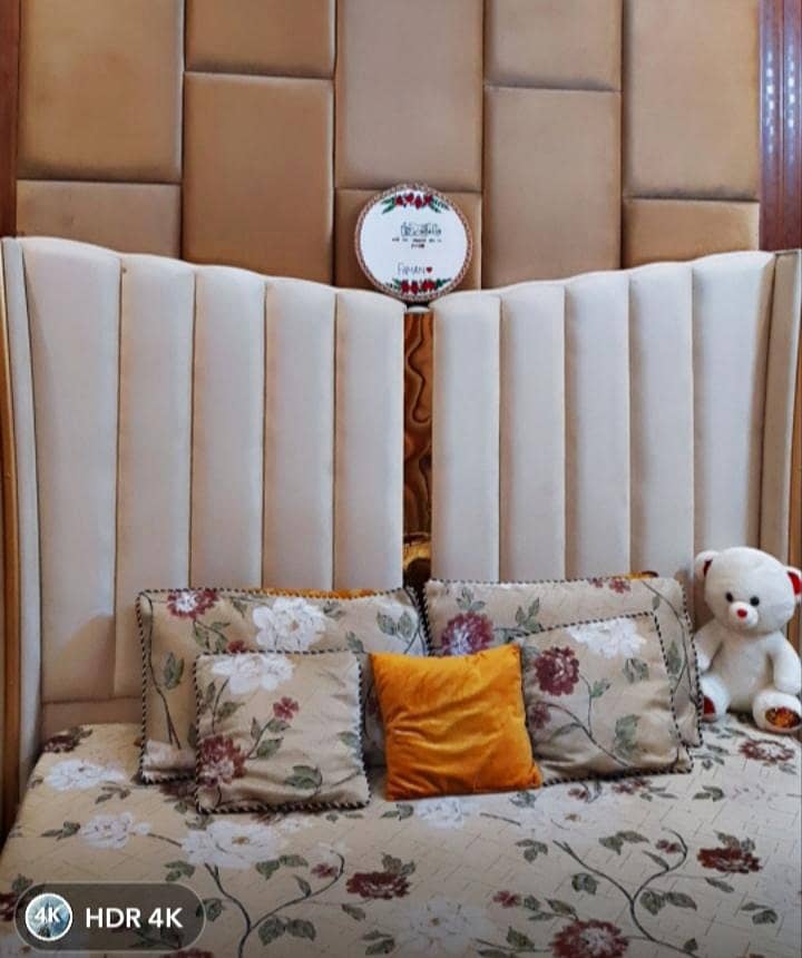 Bed Dressing with side tables 1