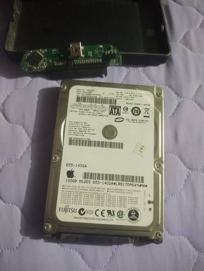 120GB apple external hard drive with software 03270052621