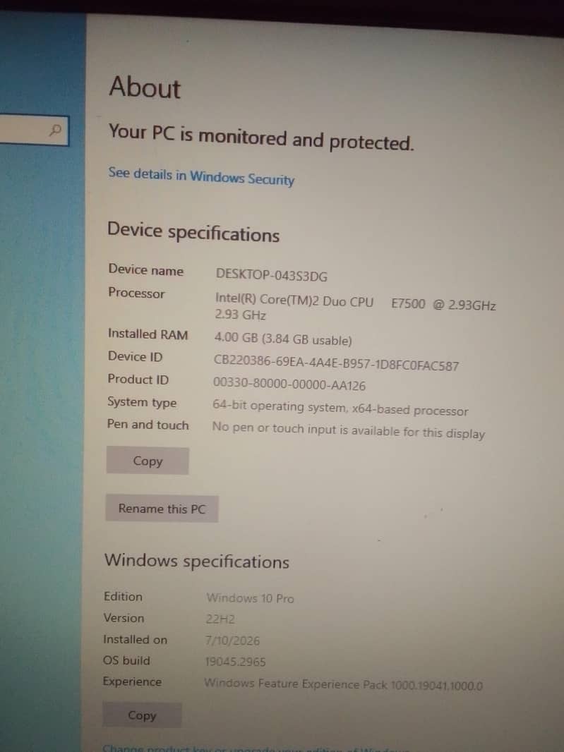 computer dell 4