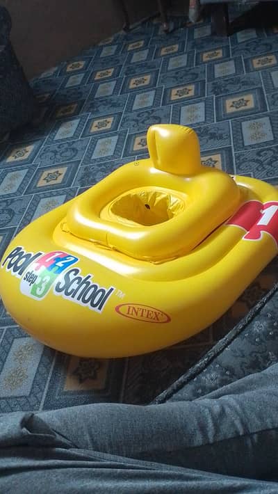 Intex Pool School Baby Swim Float Seat – Step 1-2-3 (Inflatable)