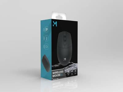 M TR19 Wireless Mouse, 10M Range, Black