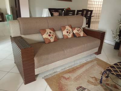 7 Seater Wooden Sofa Set