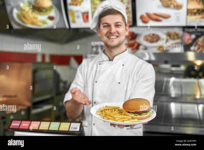 Fast food cook/chef & delivery rider required
