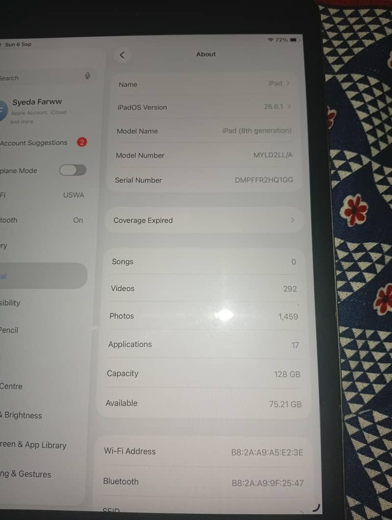 ipad 8th generation 0