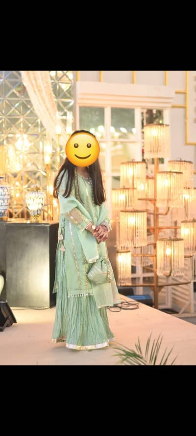 sharara with pottli