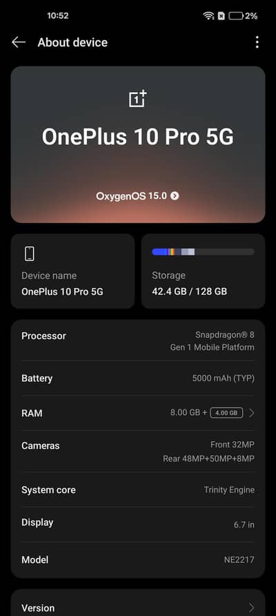 One Plus 10 Pro