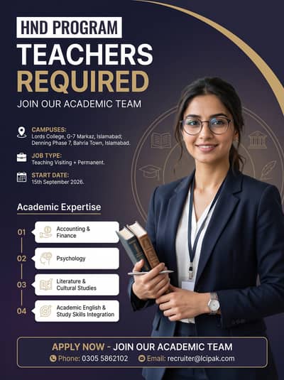 Hiring Teaching staff