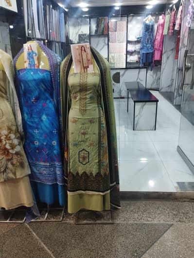fabrics shop. .