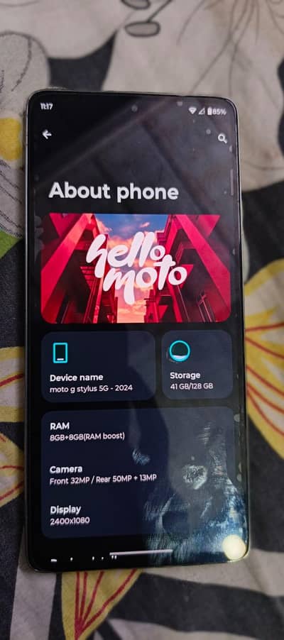 Motorola G stylus 2024 10.10 condition Non Pta