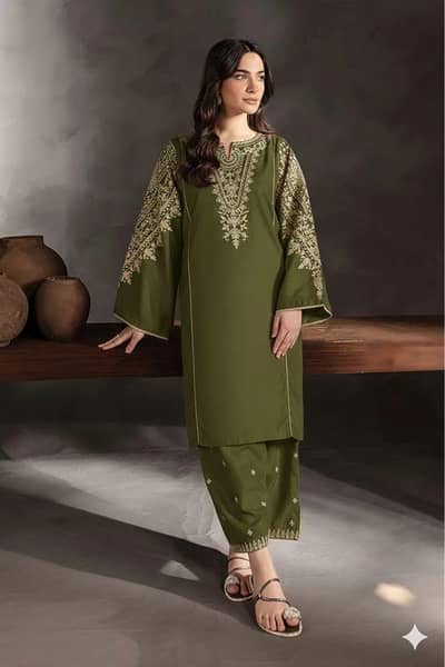 Green Lawn two . pice suit