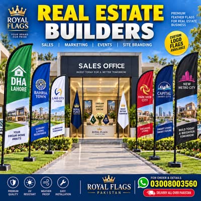Real Estate flag, Home builder flags, Table, Executive & Outdoor Flags