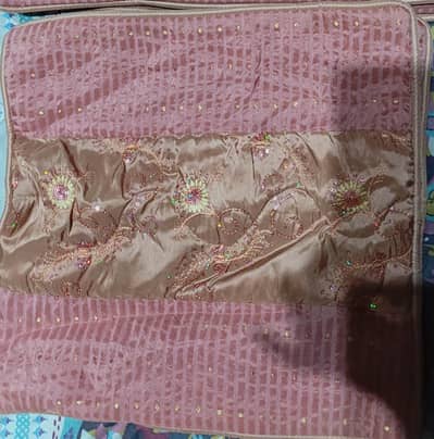 blush pink fancy bedsheet