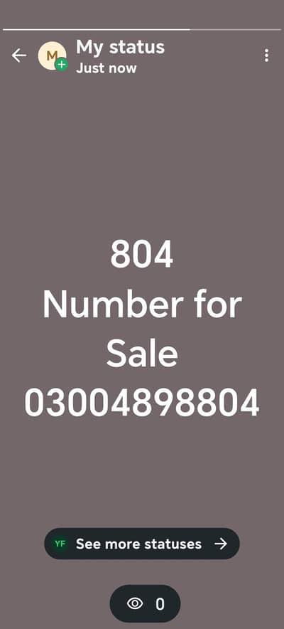 804 num For sale