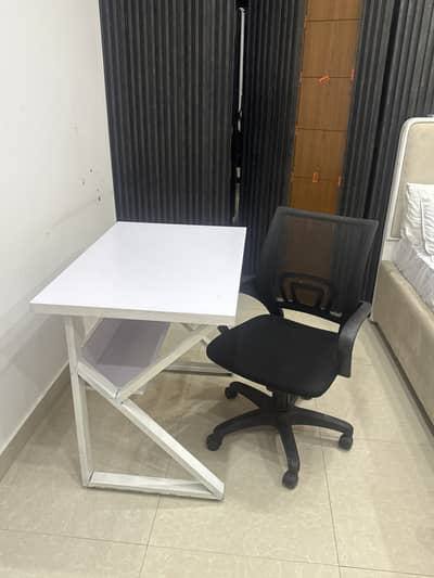 Workstation Table with Chair for Sale
