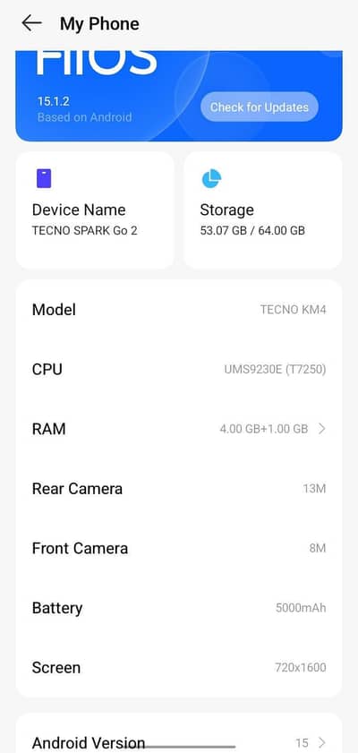 Tecno Spark Go 2