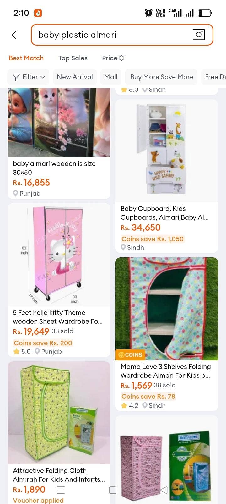 important kits almari 5