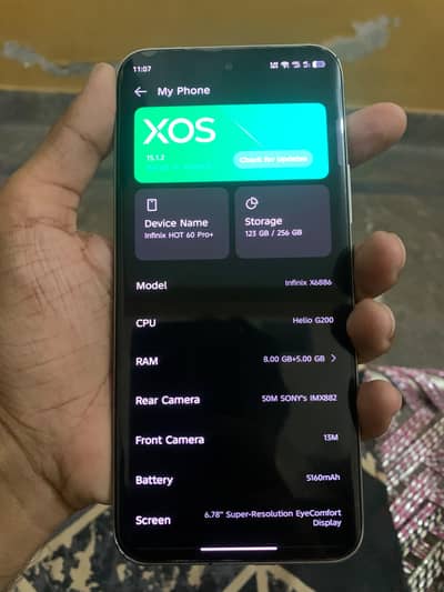 Infinix Hot 60 Pro+ 256GB | 16GB RAM | 9.5/10 Condition | Scratchless