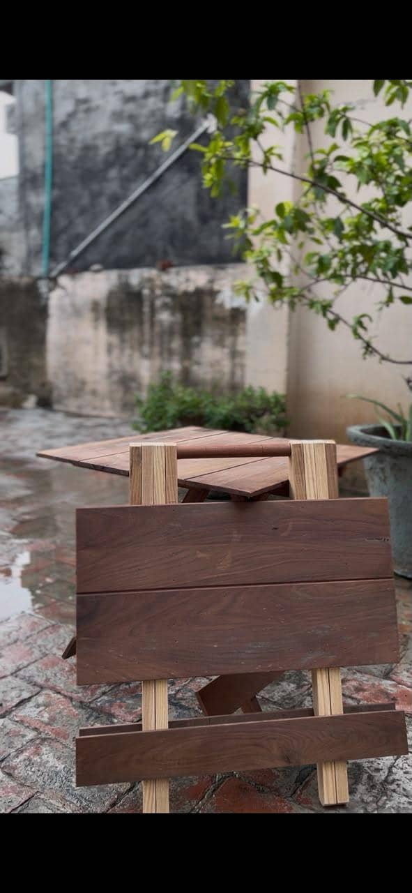 hand made folding coffee table 1