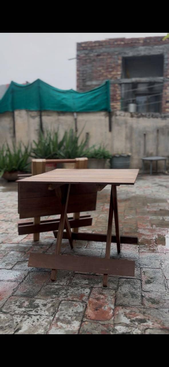 hand made folding coffee table 3