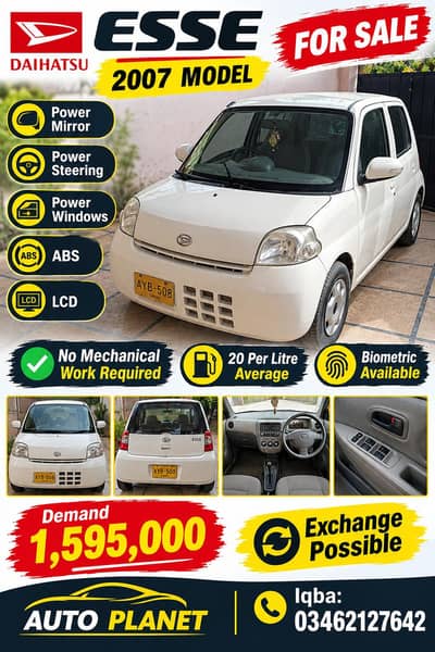 Daihatsu Esse 2007/2012