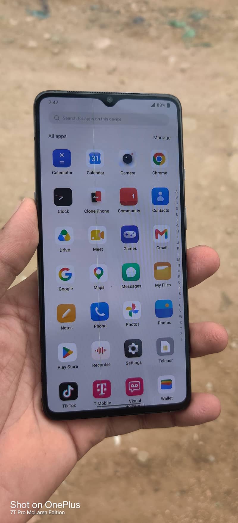 OnePlus 7t approve 0