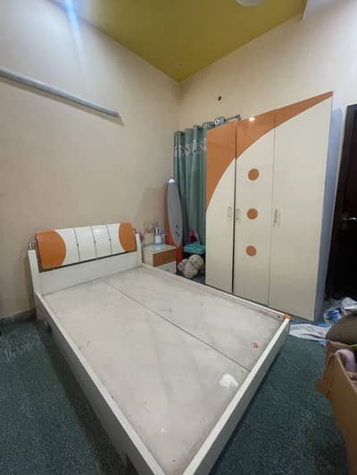 Kids bed with Mattress cupboard and Mirror
