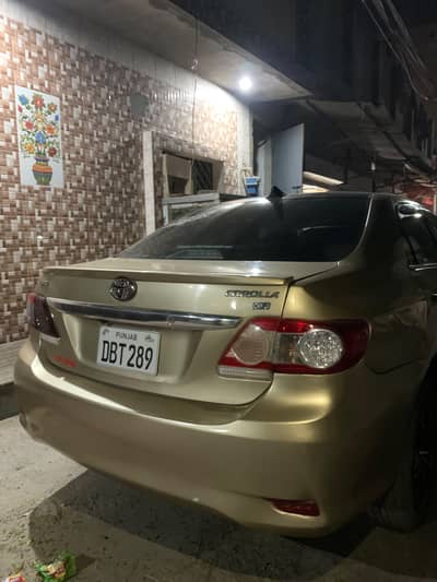 Toyota Corolla XLI 2012