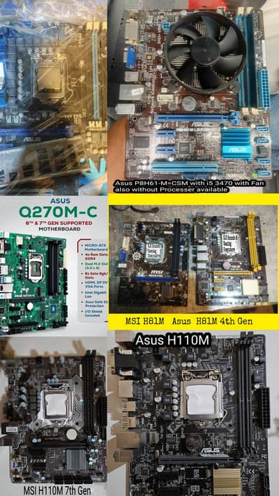MSI H81M 4th Generation ,MSI H61 3rd Generation Motherboard wholesale