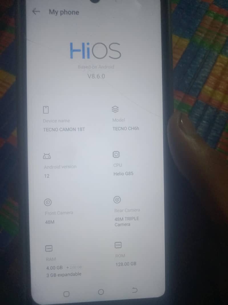 Tecno CAMON 18T 0