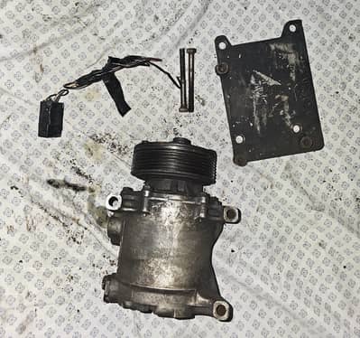 Toyota Corolla AC Setup Compressor, evaporator, heating core, hvac box