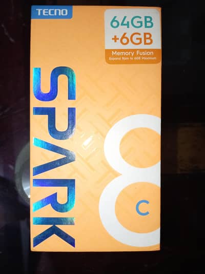 Tecno Spark 8C 6/64 GB – Good Condition – Box Availableno Spark 8C