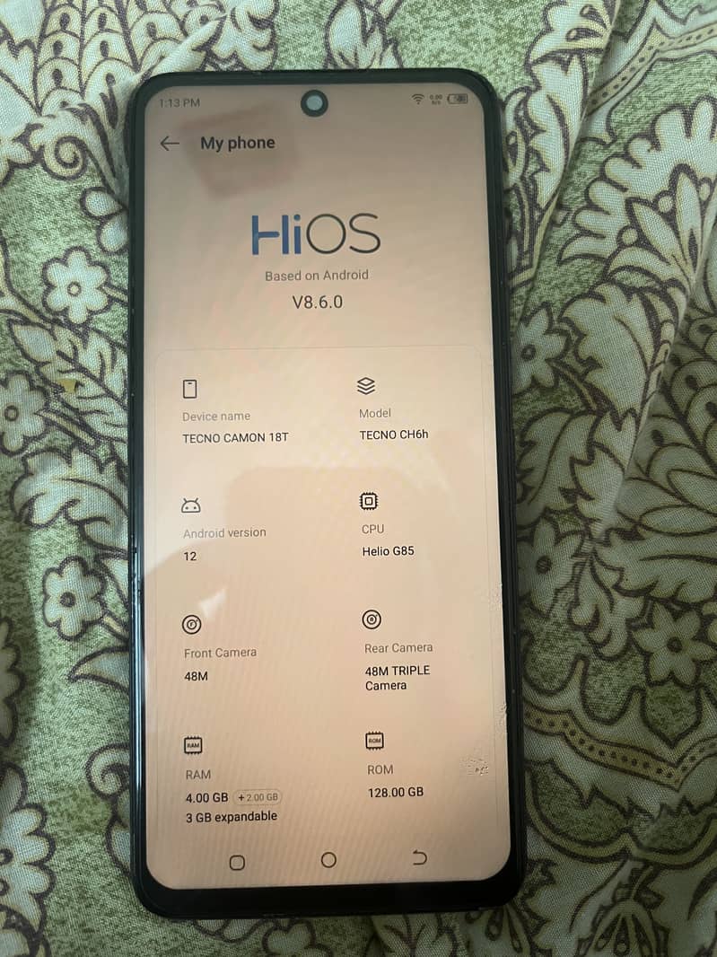 Tecno CAMON 18T 1