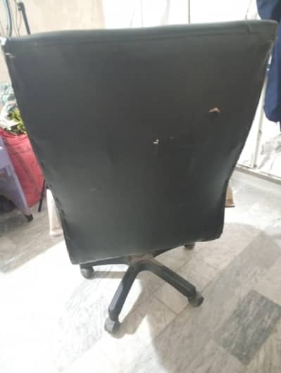 Office type chair in black colour condition is normal