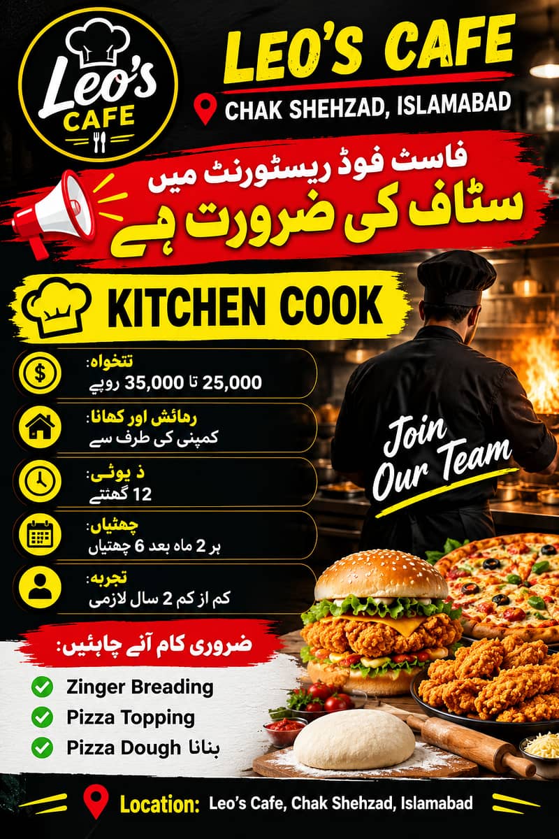 Kitchen Heper / Chef 1