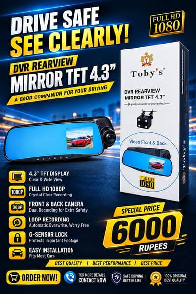 car back&front caemra