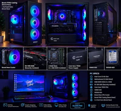 Gaming + Performance PC For Sale 