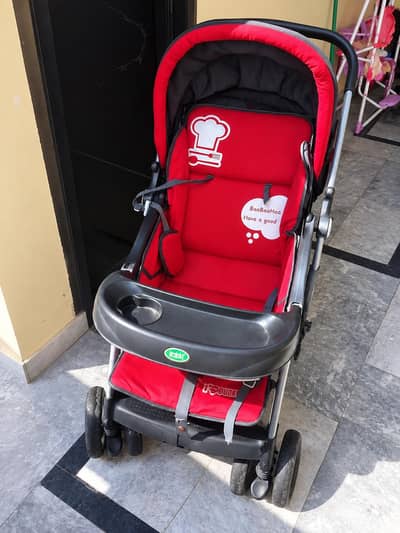 baby stroller for sale red n black