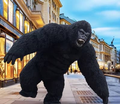 Gorilla costume & all imported characters